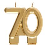 Kagelys 70 Mat Guld