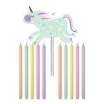 Kakkukynttilät Unicorns & Rainbows