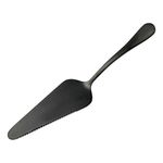 Tærtespade i rustfrit stål, sort