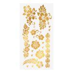 Tatoveringer Blomster Guld