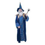 Troldmand Kostume Blå