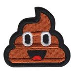 Stofmærke Emoji Pile of Poo