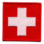 Stofmærke Sundhedspleje Hvidt Kors First Aid