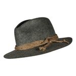 Tyrolerhat Deluxe Grå