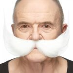Opfinder Moustache Hvid