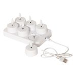 Genopladelige LED Fyrfadslys