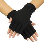 Handsker Fingerløse Sorte