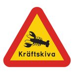 Varoituskyltti Rapujuhla
