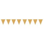 Vimpelguirlande Glitter Guld