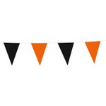Vimpelguirlande Sort/Orange