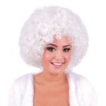 Afroparyk Hvid