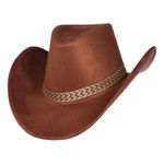 Western Cowboyhat Brun