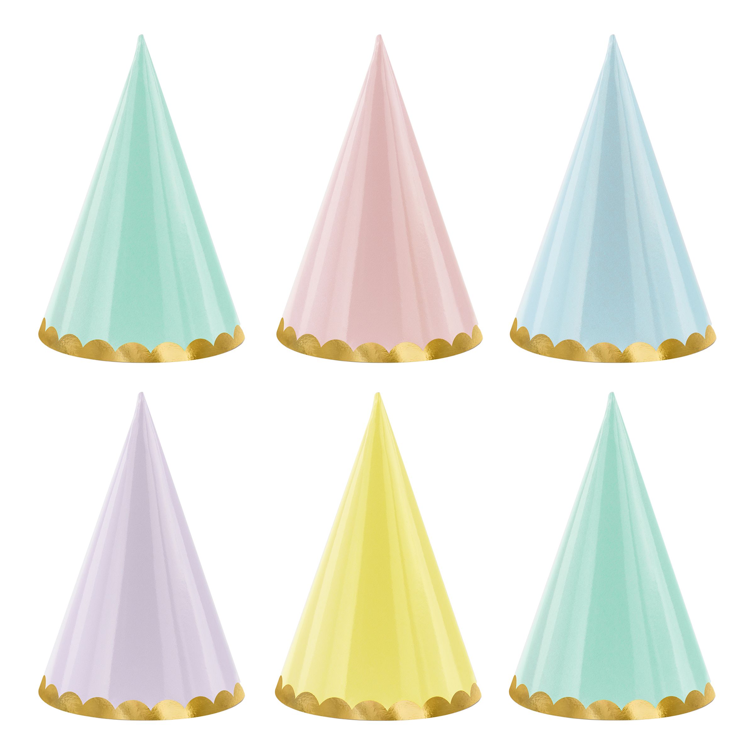 Partyhatte Yummy - 6-pak