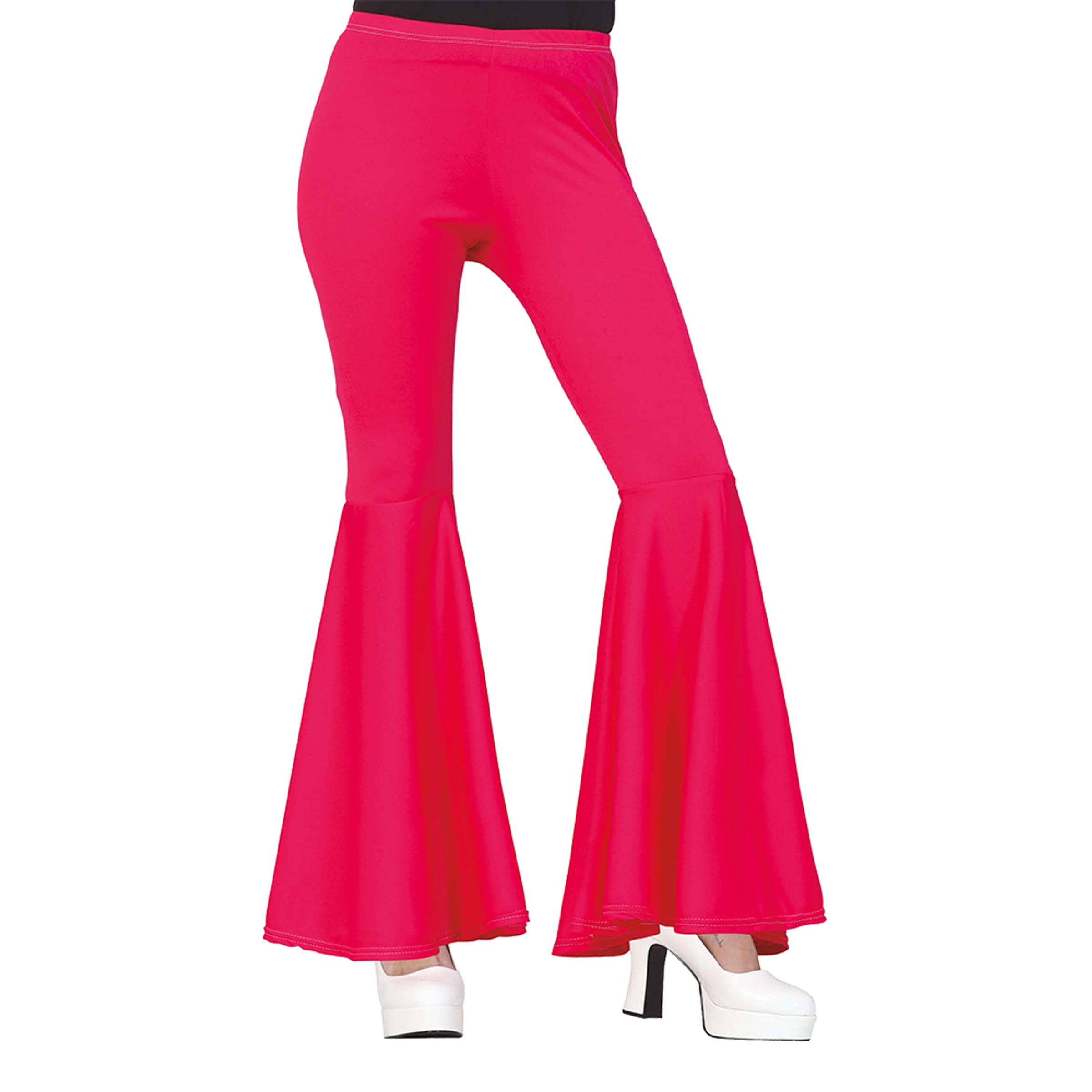 70-tals Byxor Dam Rosa - 38-40 | Hem - Maskerad - Tillbehör - Maskeradaccessoarer | Maskeradspecialisten