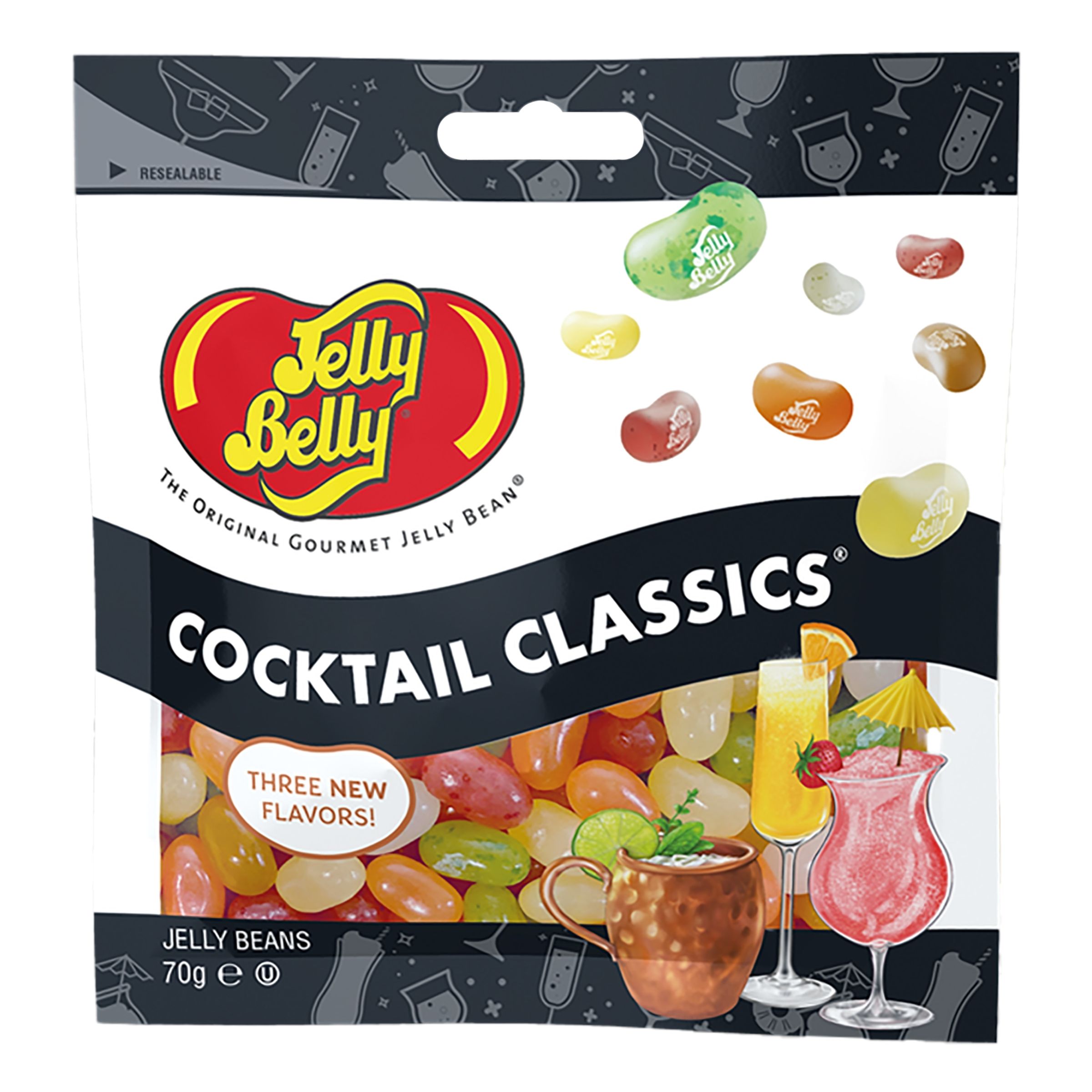 Jelly Belly Cocktail Classic - 70 g | Hem - Godis & Läsk - Godis - Amerikanskt Godis | Maskeradspecialisten