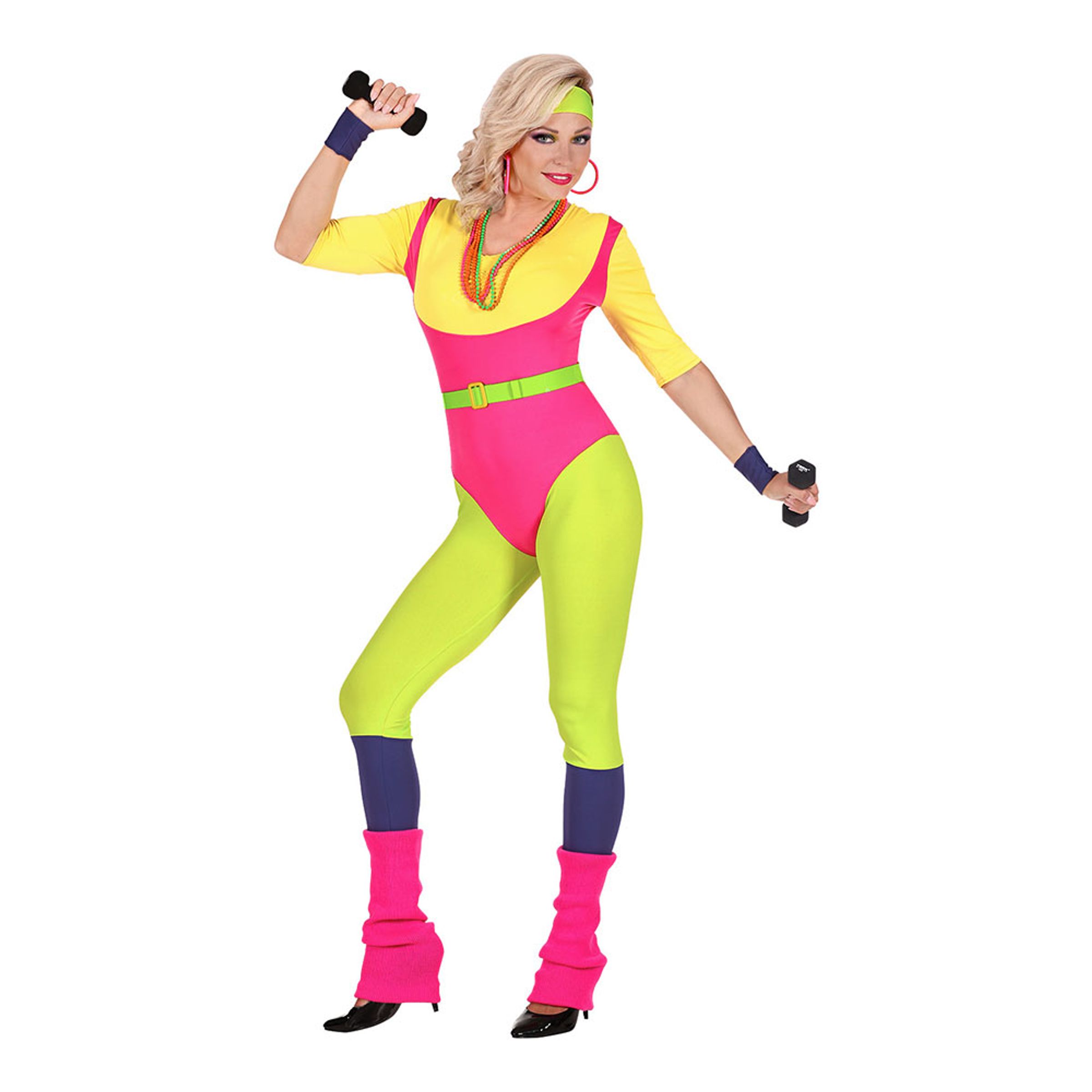 80'er Fitnessinstruktør Kostume - X-Large