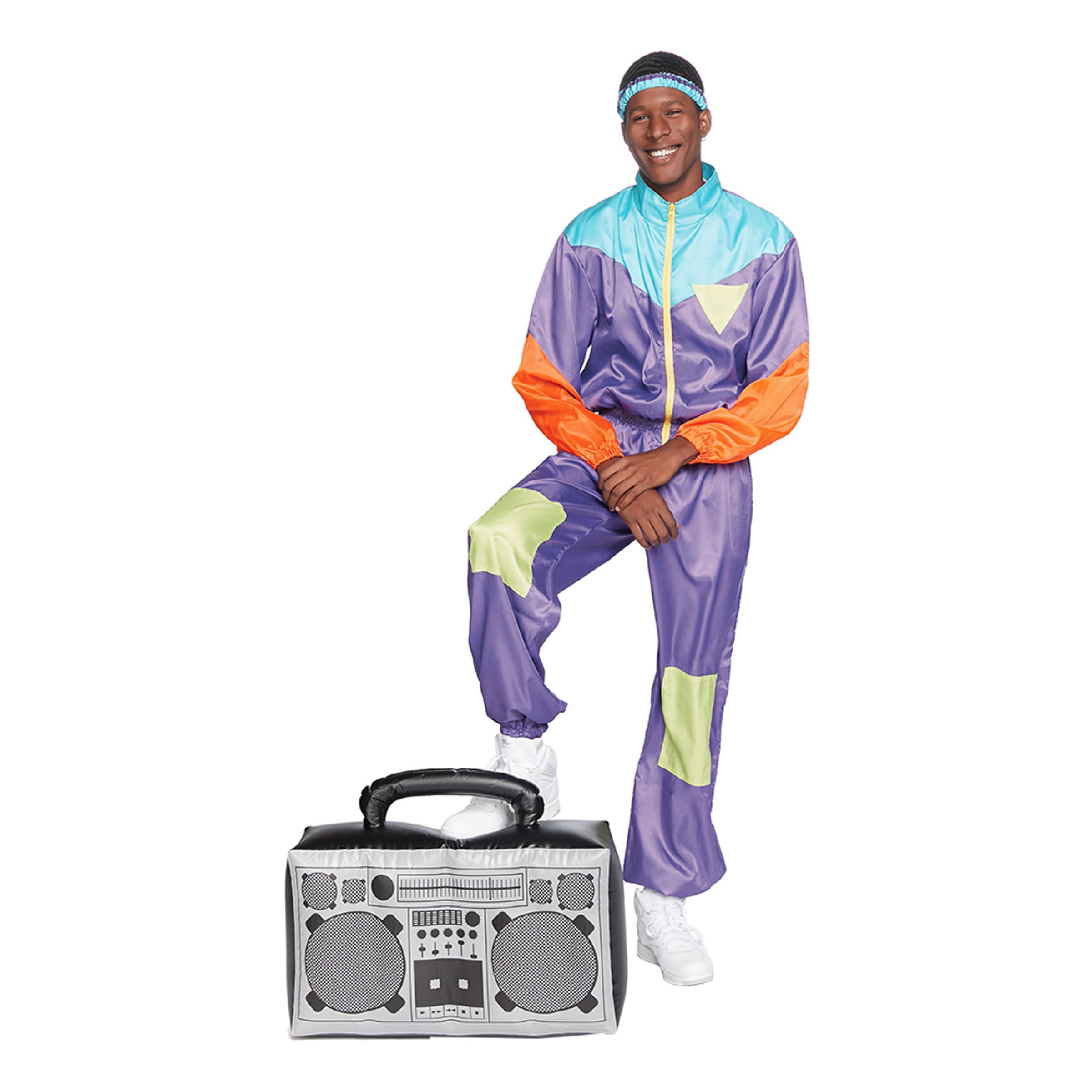 80'er Skidragt Kostume Deluxe - X-Large