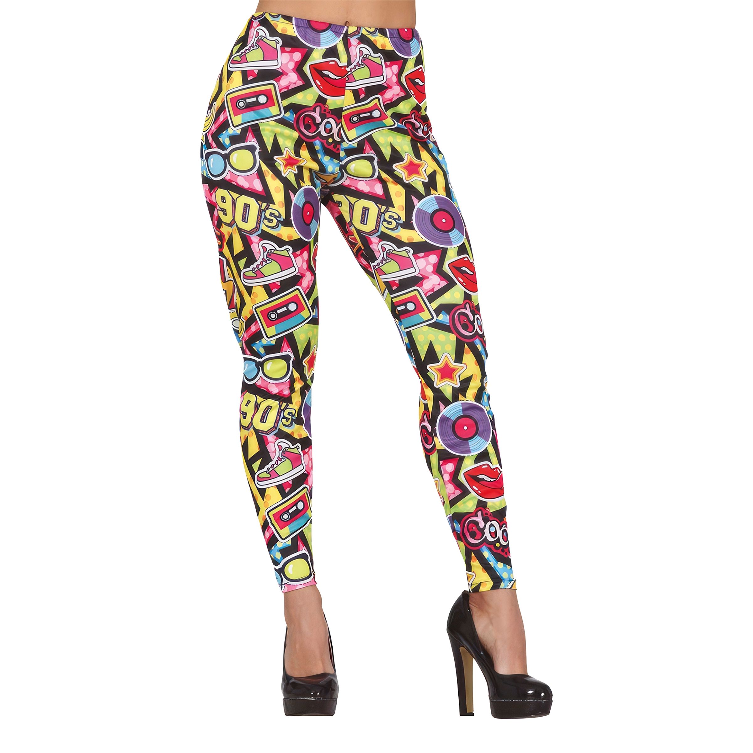 90'er Leggings Mønstrede - Medium