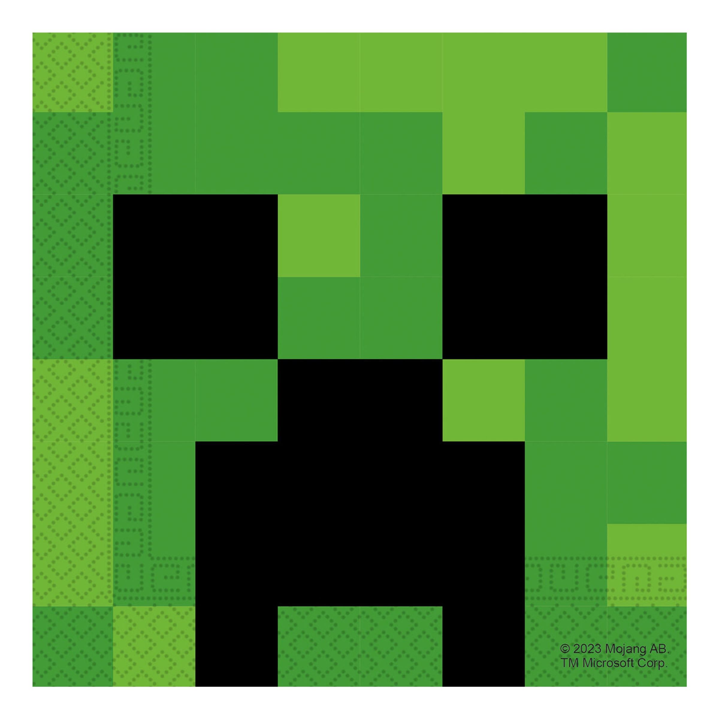 Decorata Party Servietter - 20-pak - 33x33 cm - Minecraft