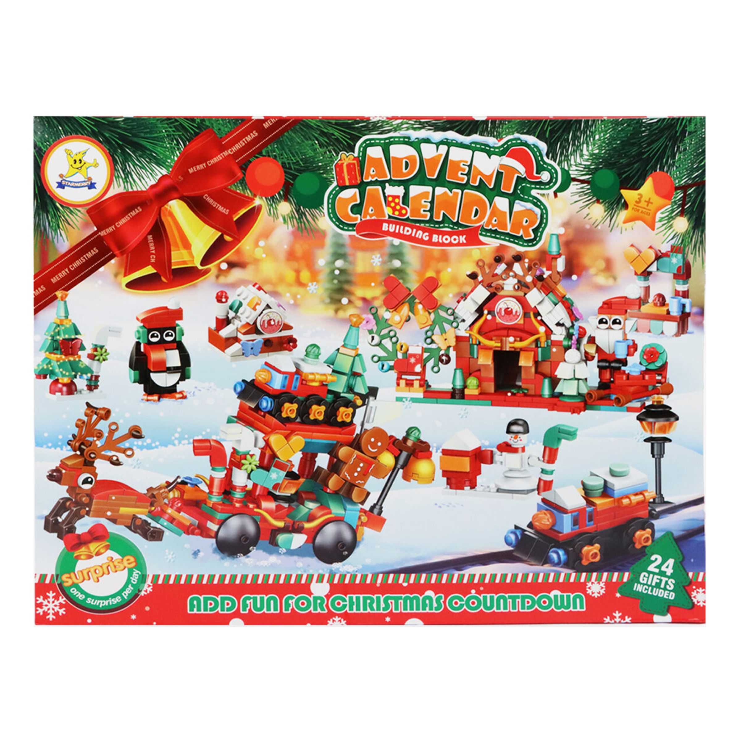 Adventskalender Byggklossar Julfigurer | Hem - Roliga Prylar - Spel & Lek - Leksaker | Pryloteket