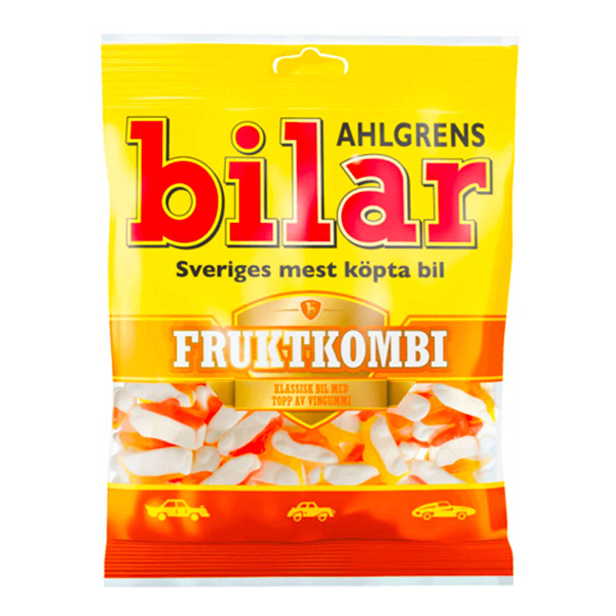 Ahlgrens Bilar Fruktkombi - 125 g | Hem - Godis & Läsk - Godis - Retrogodis | Pryloteket