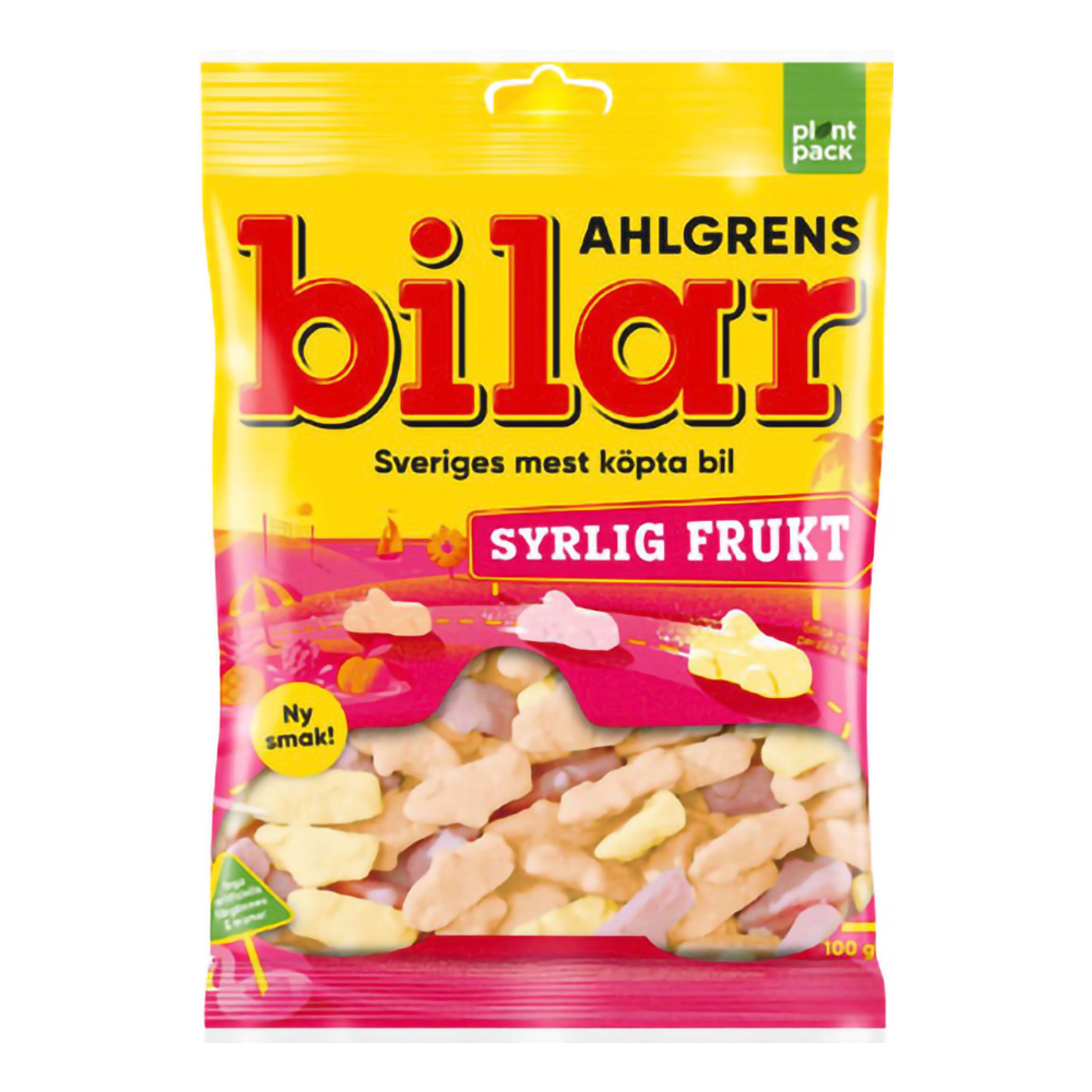 Ahlgrens Bilar Syrlig Frugt - 100 g