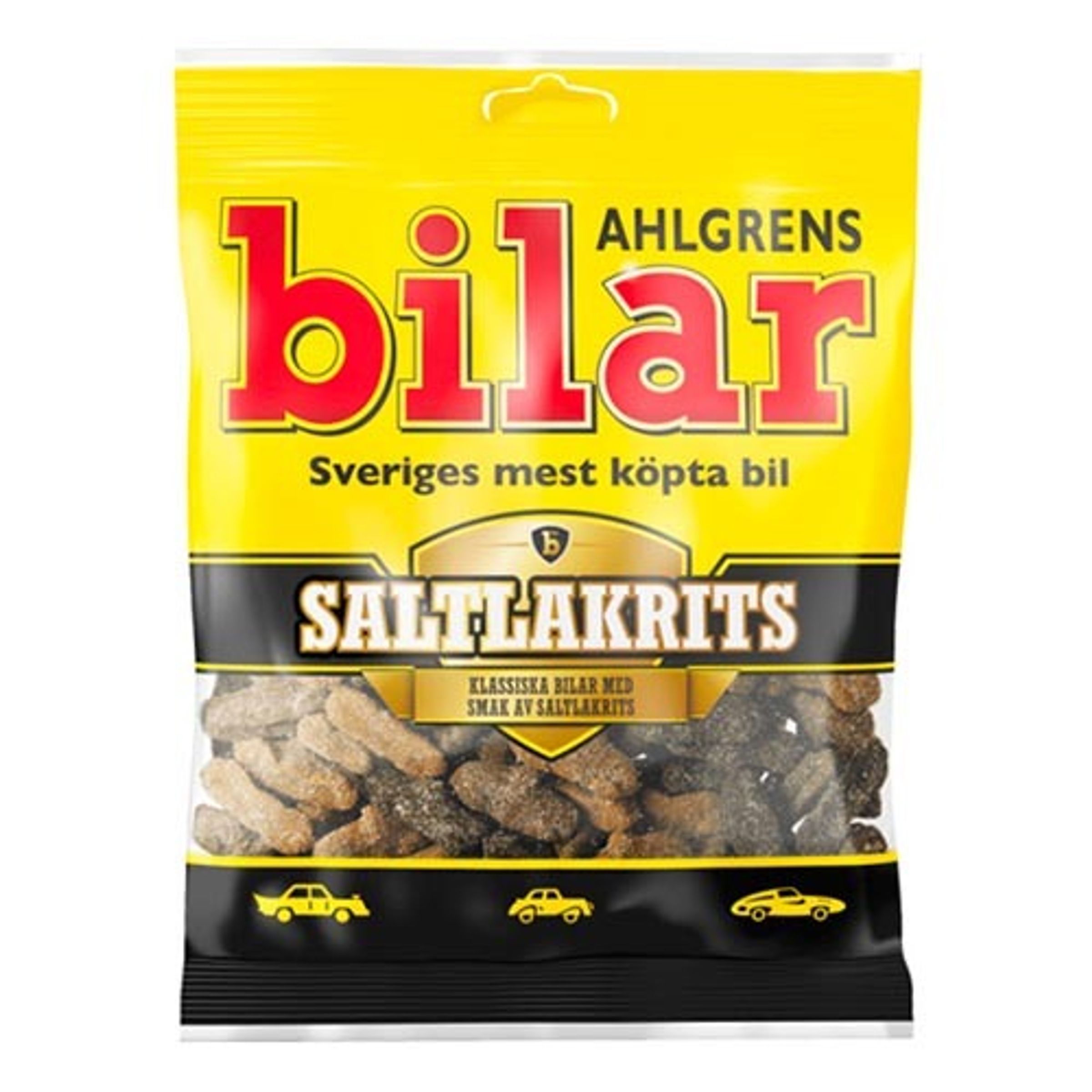 Ahlgrens Bilar Saltlakrids - 100 g