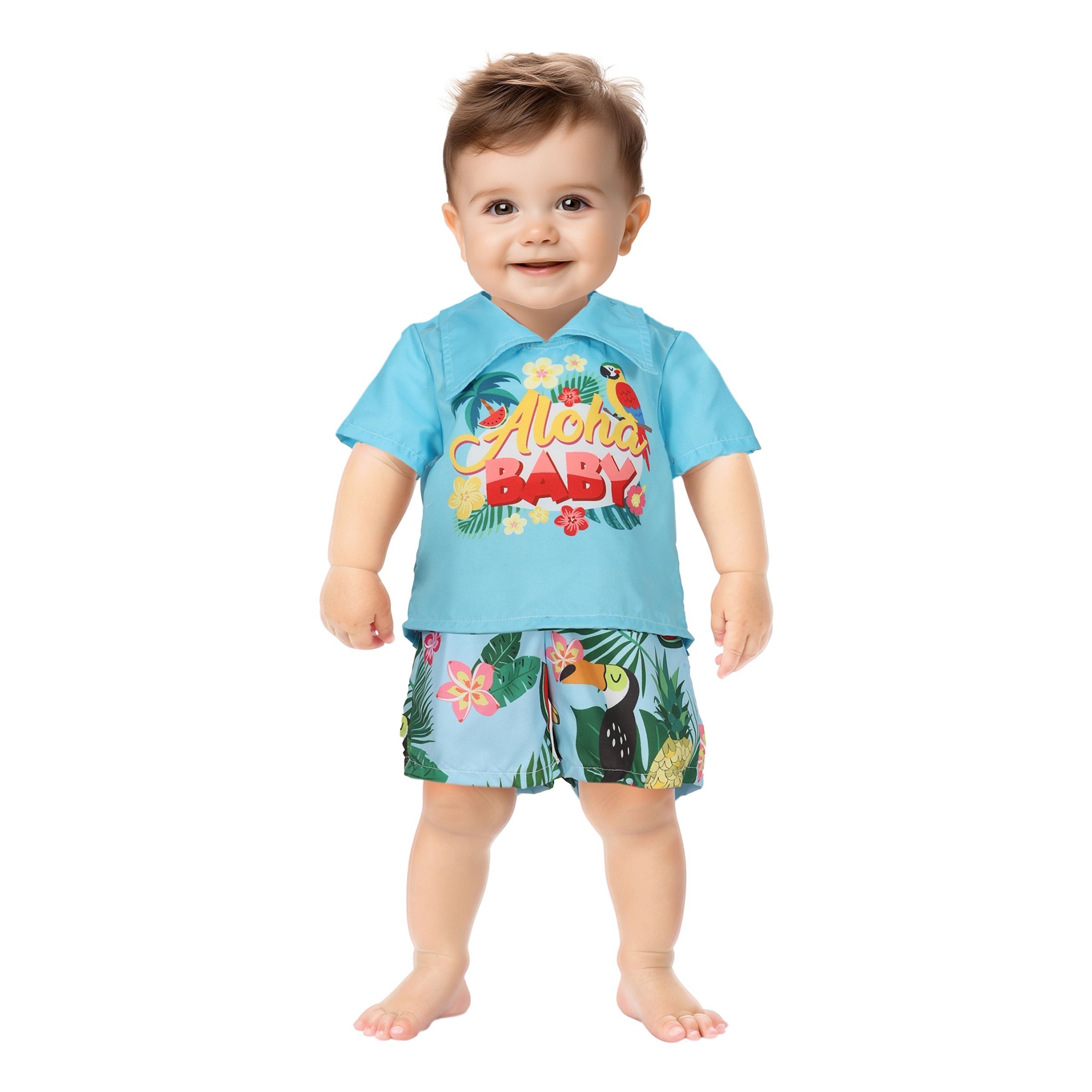 Aloha Baby Baby Kostume - 12-18 måneder