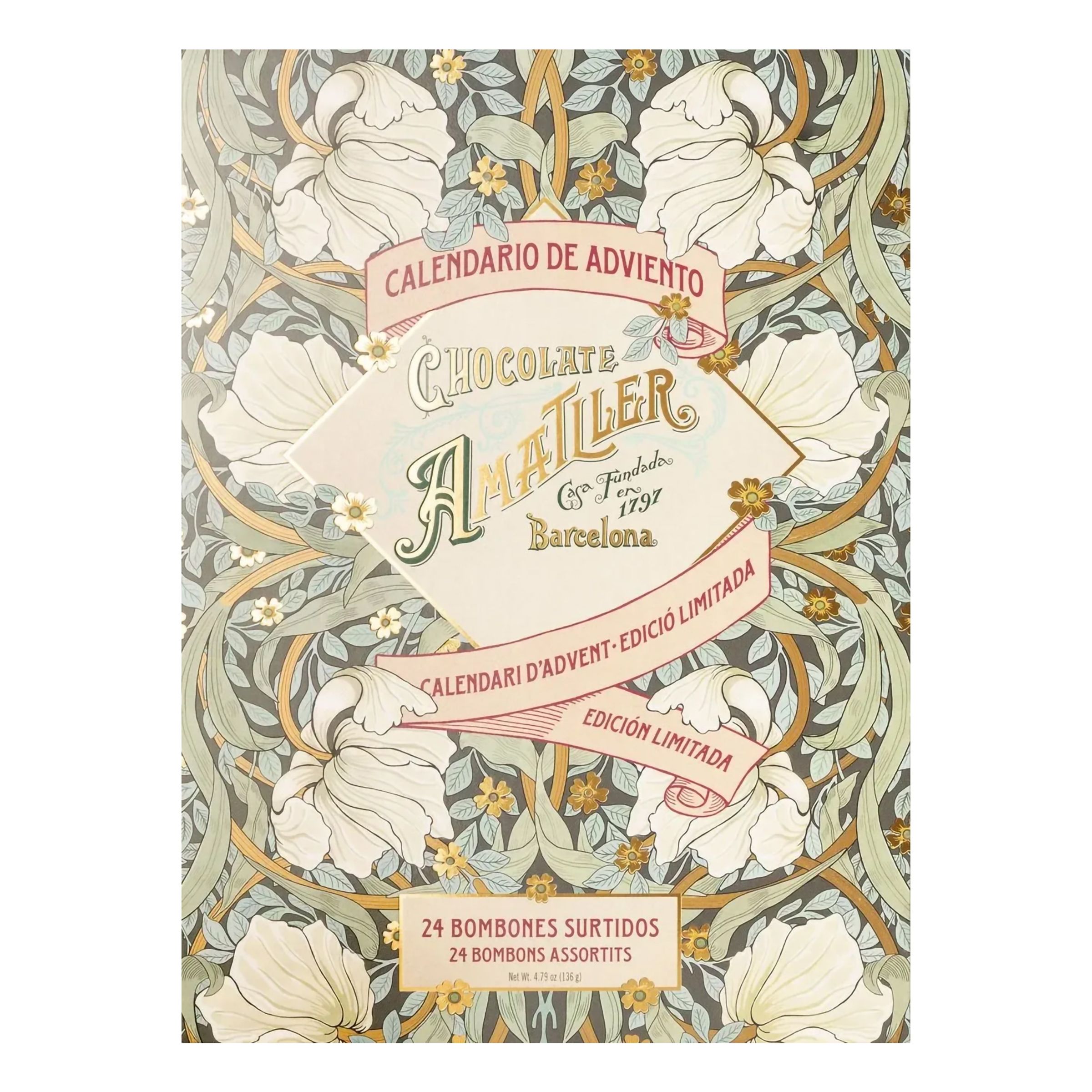Amatller Romantik Choklad Adventskalender 2026 - 136 g