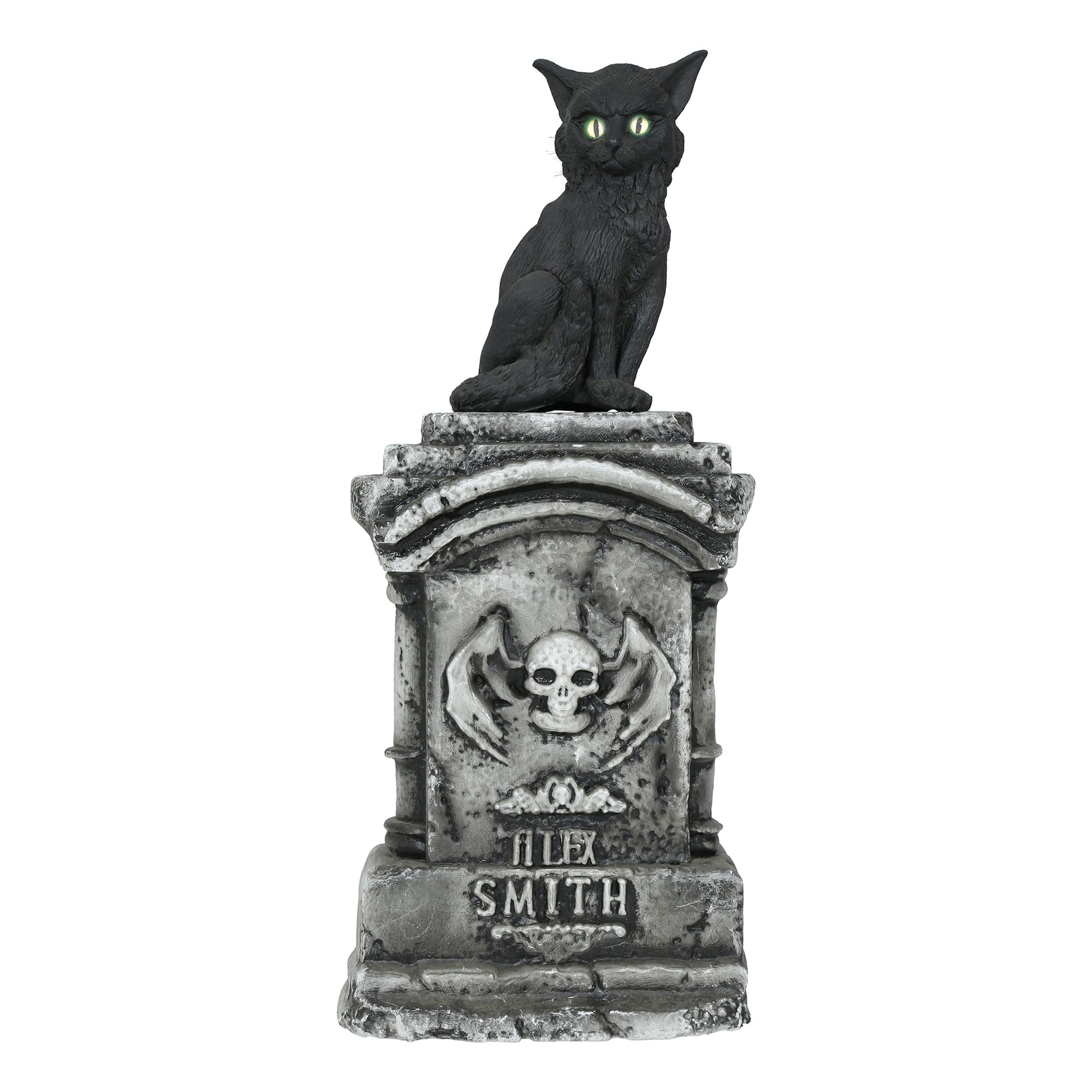 Animeret Gravsten med Kat Prop