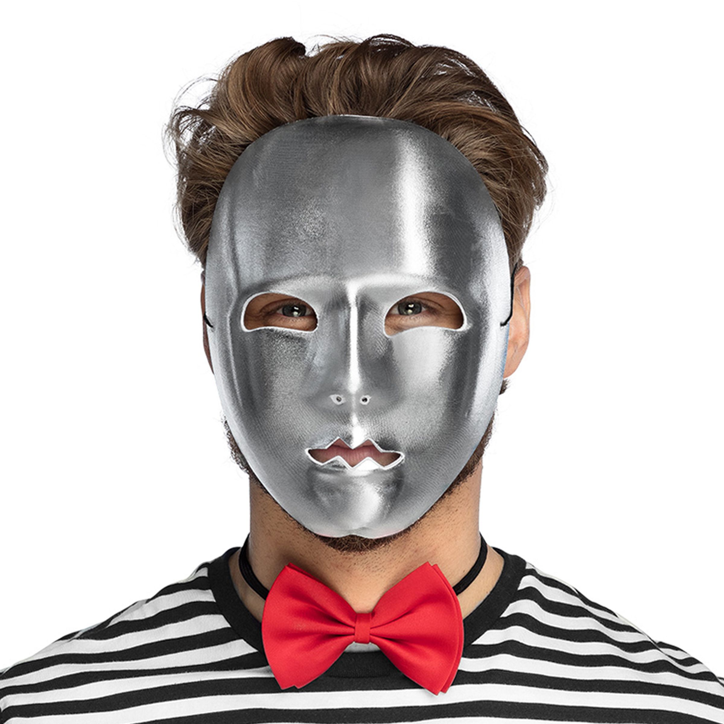 Maske Mimer Sølv - One size