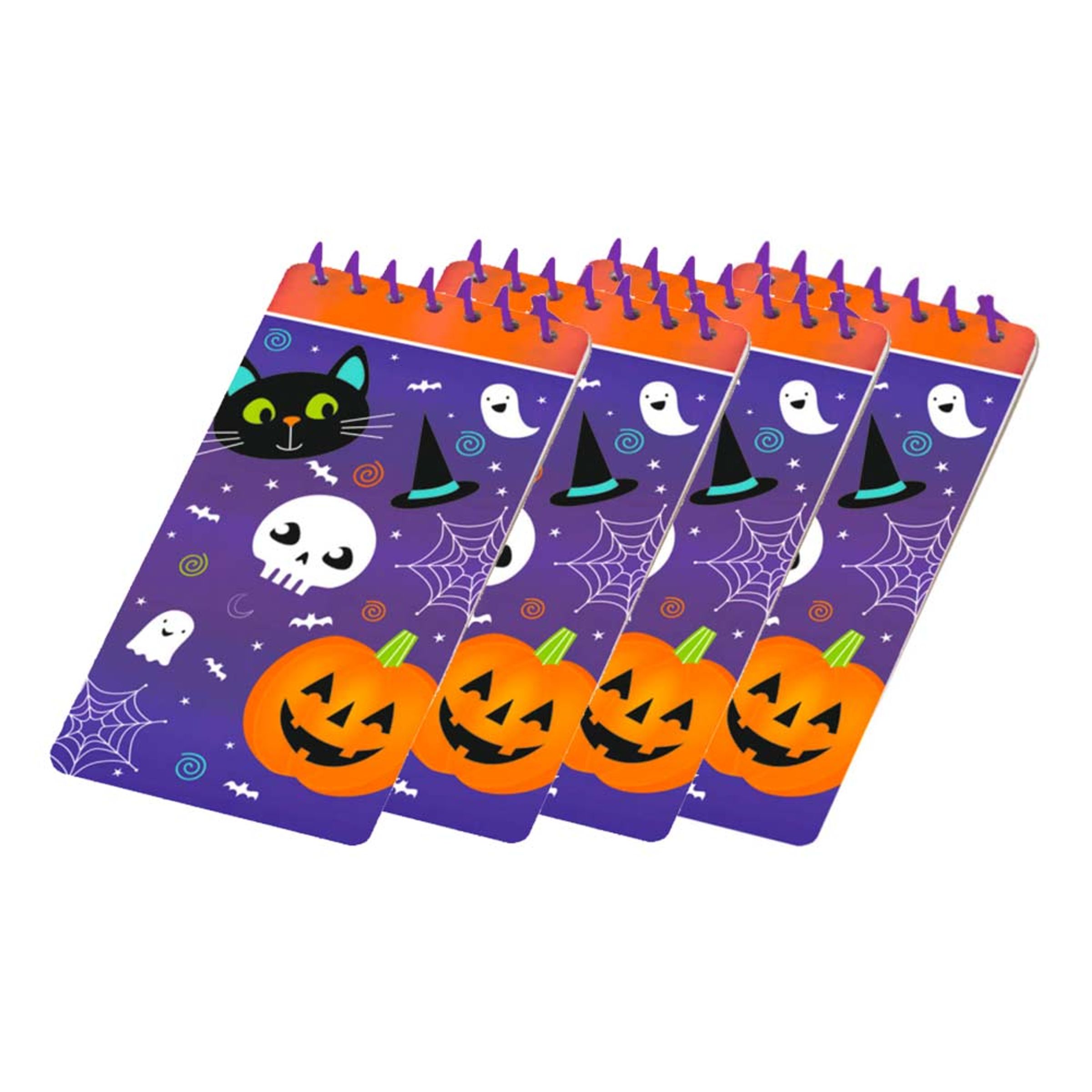 Notesblok Mini Halloween Friends - 4-pak