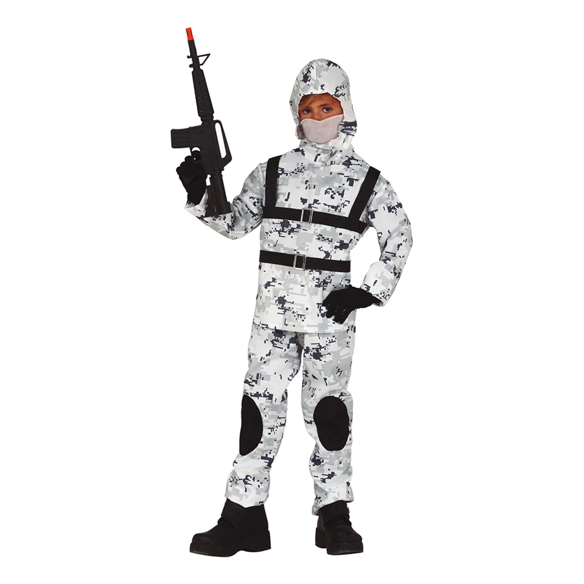 Arktisk Militær Børnekostume - 5-6 år Small