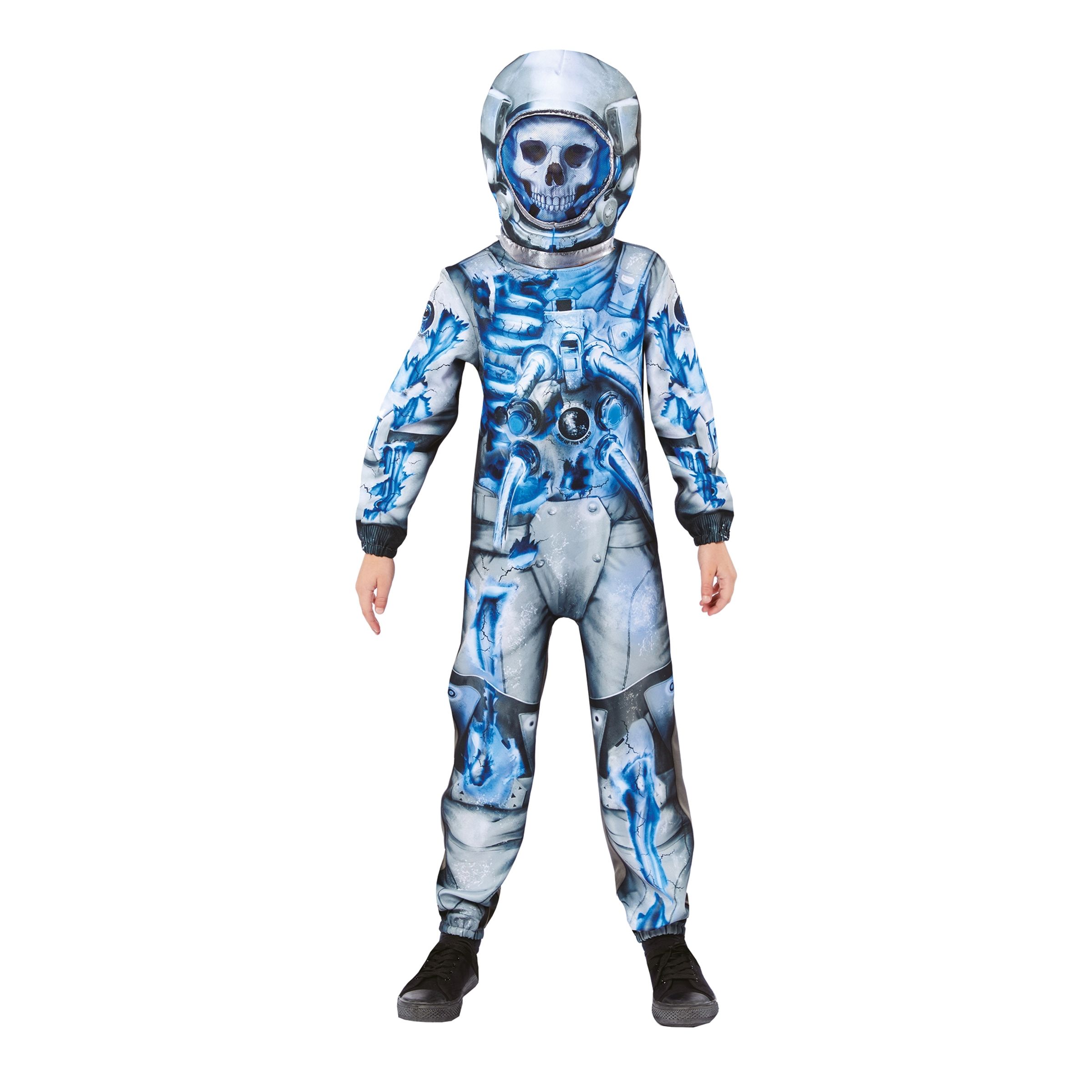 Astronaut Skelet Børnekostume - Small