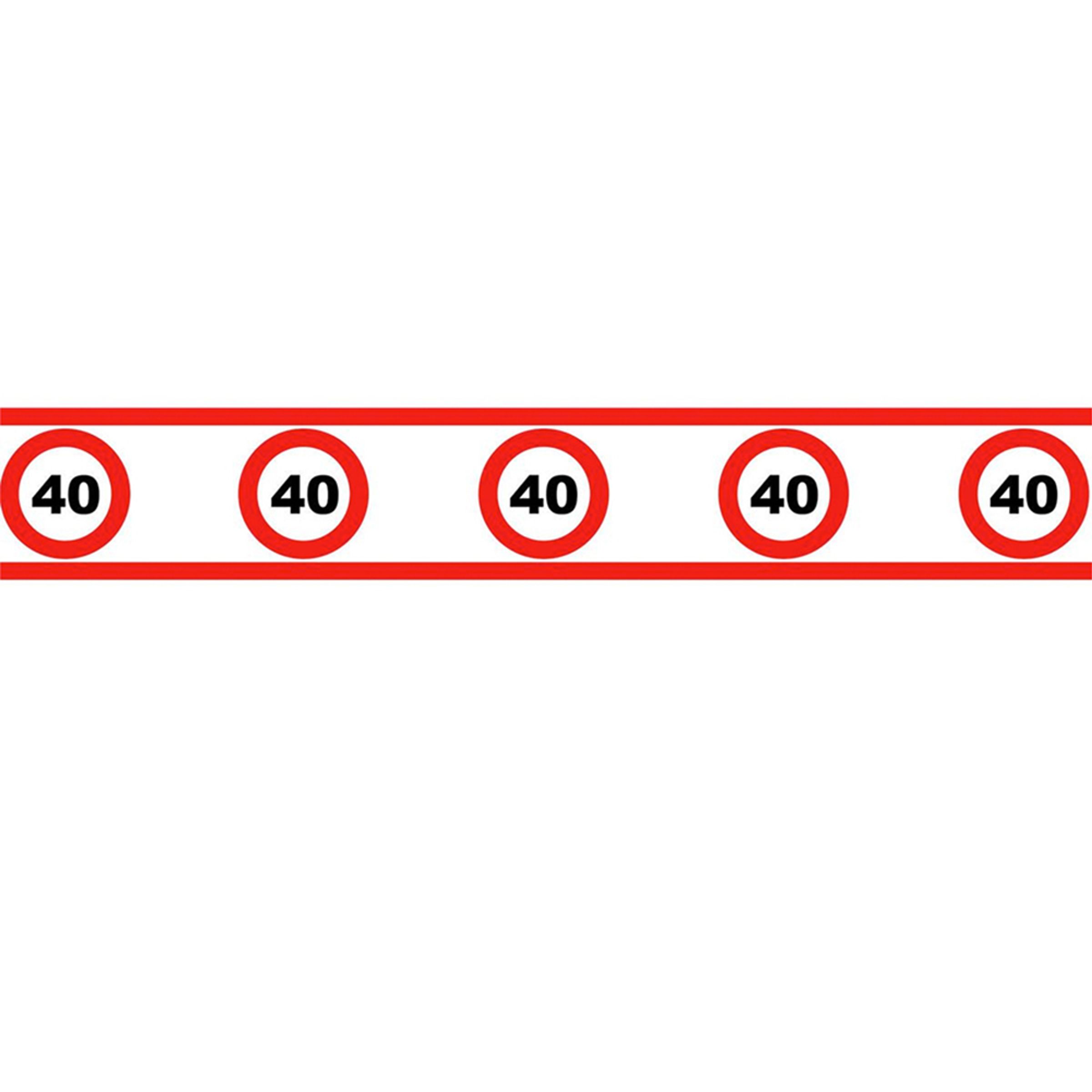 Partytape Trafikskilt 30