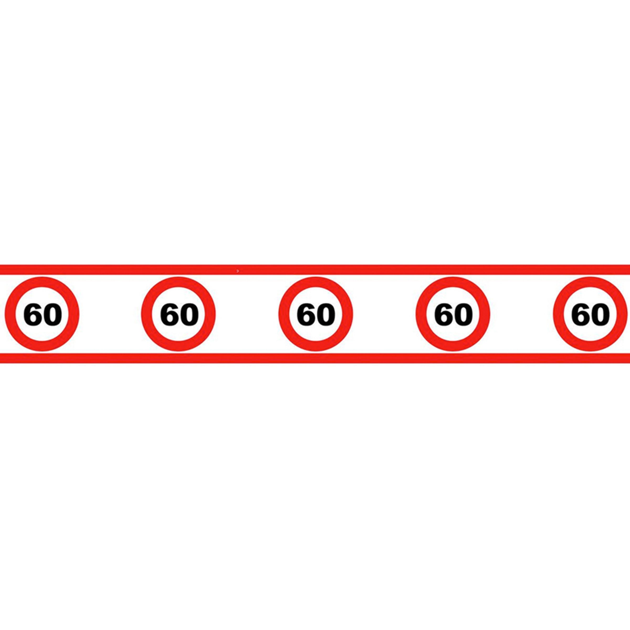 Avspärrningsband Trafikskylt 60