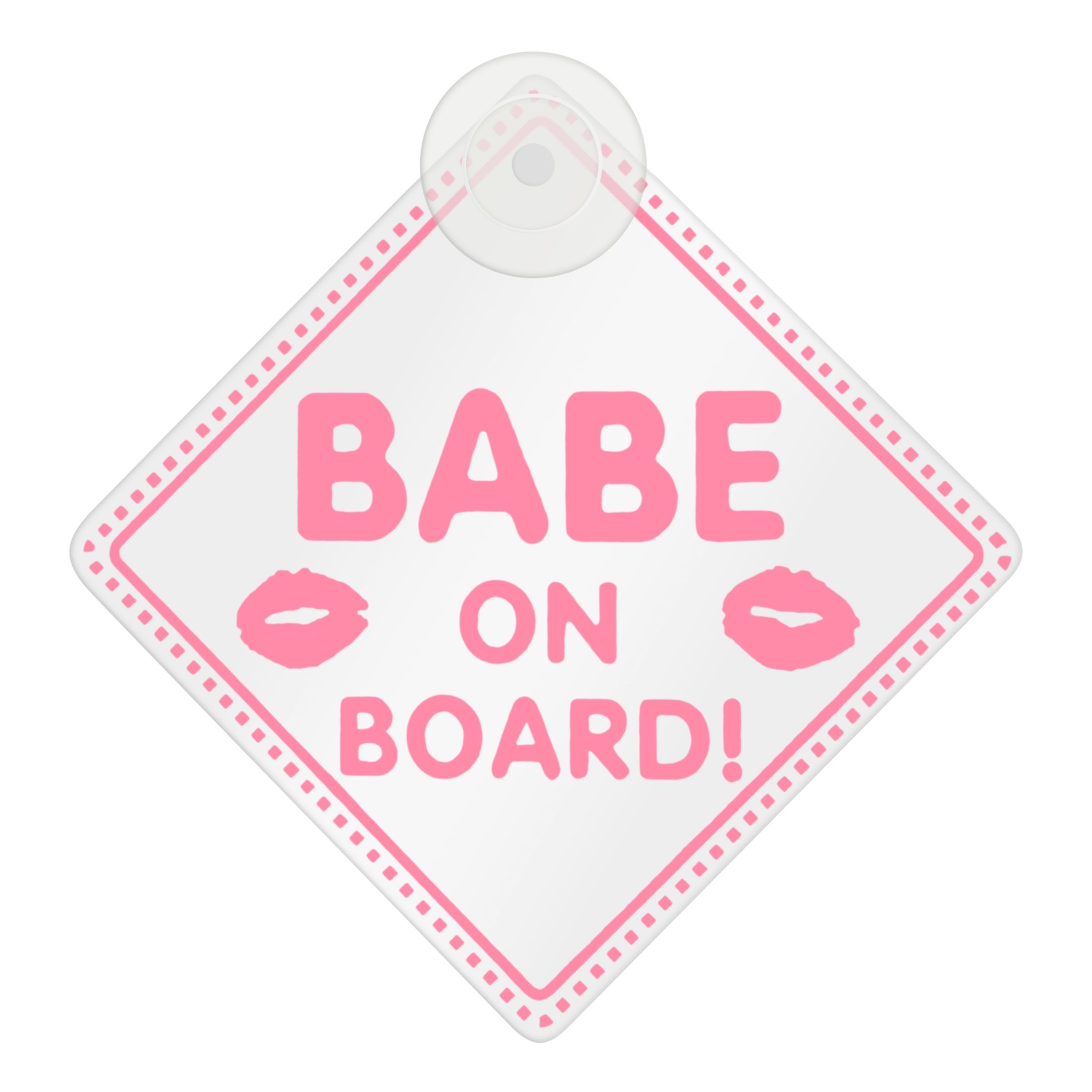Bilskylt Babe On Board | Hem - Roliga Prylar - Hobby & Fritid - Till Bilen | Pryloteket