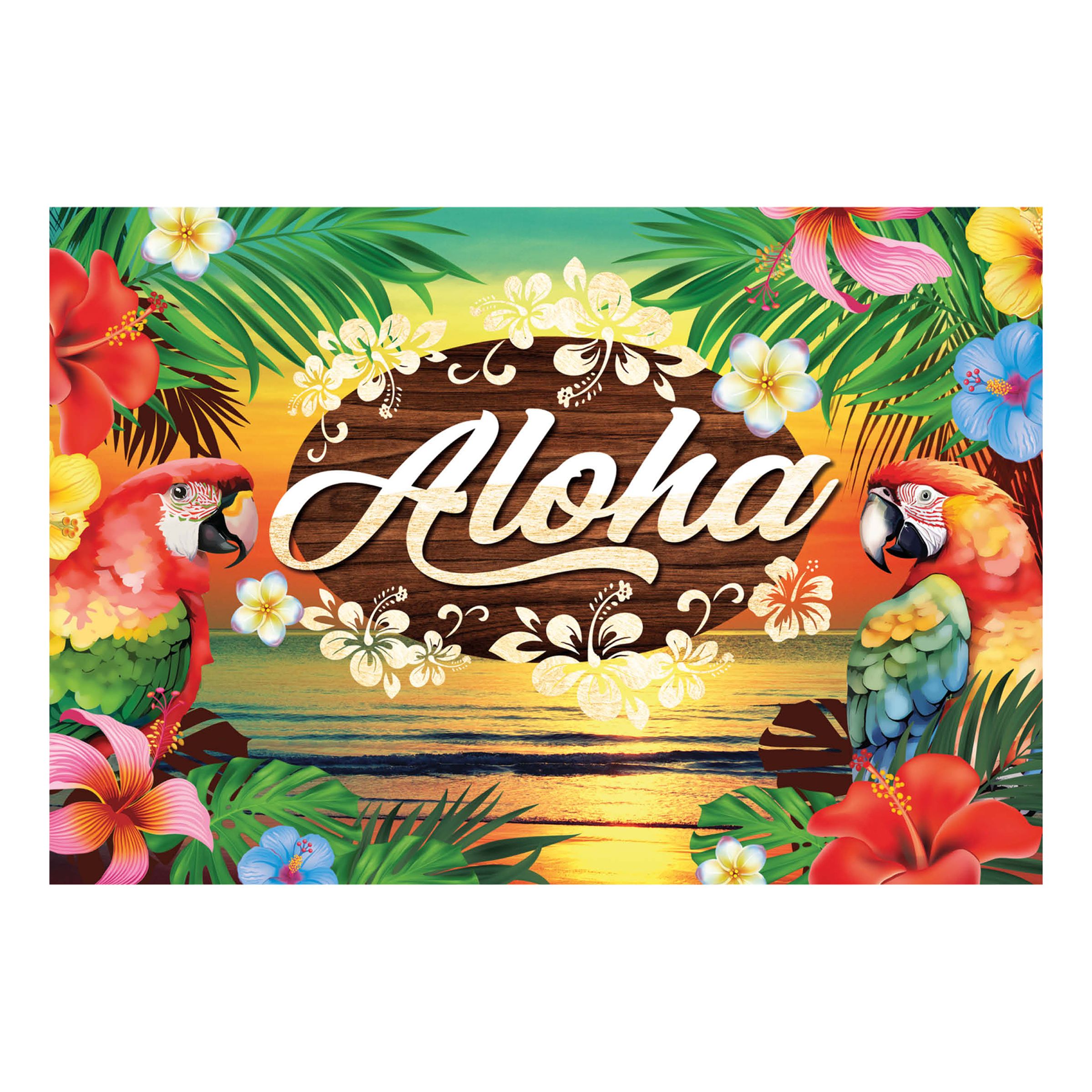 Backdrop Aloha | Hem - Teman - Festteman - Hawaiifest | Pryloteket