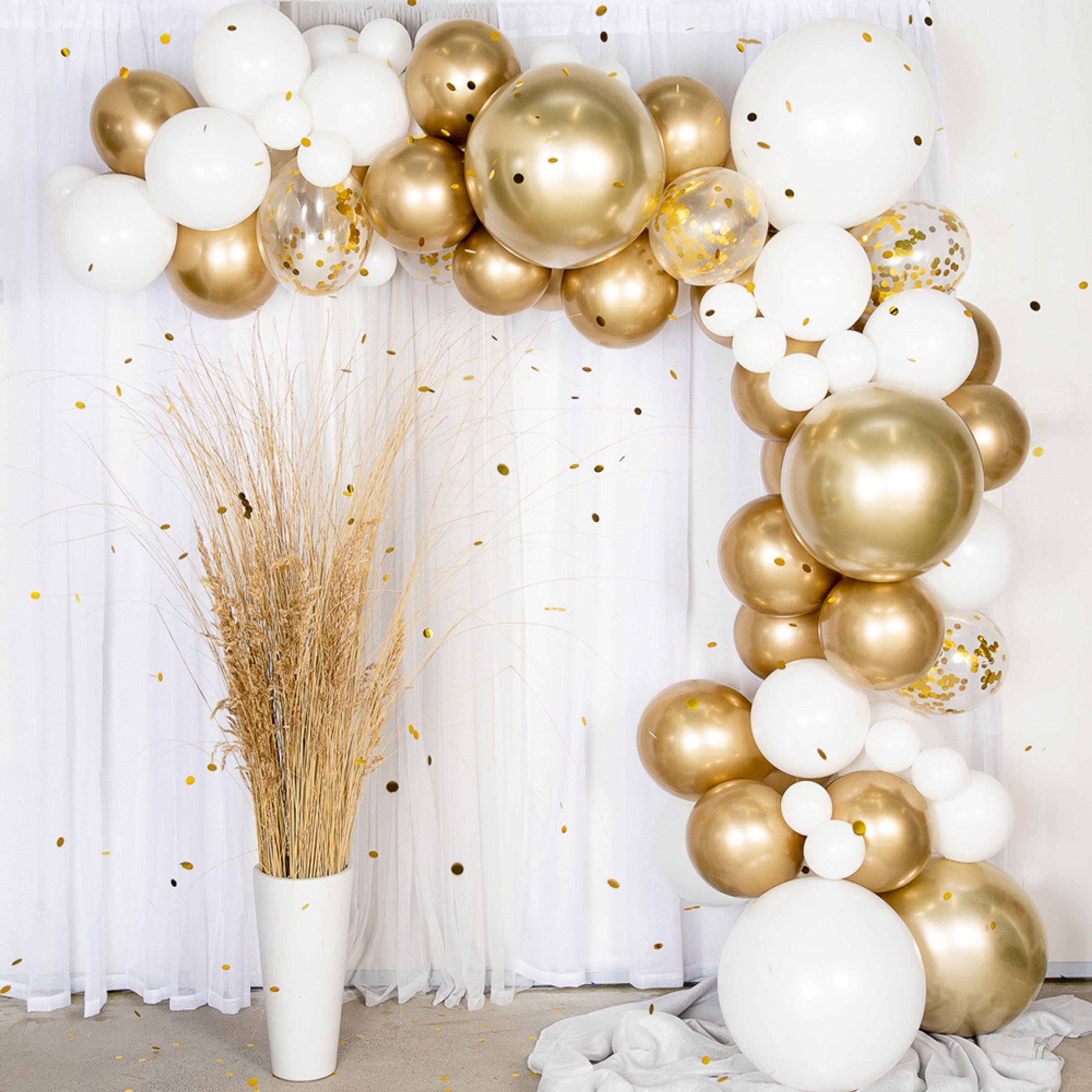 Ballonbue Guld/Krom