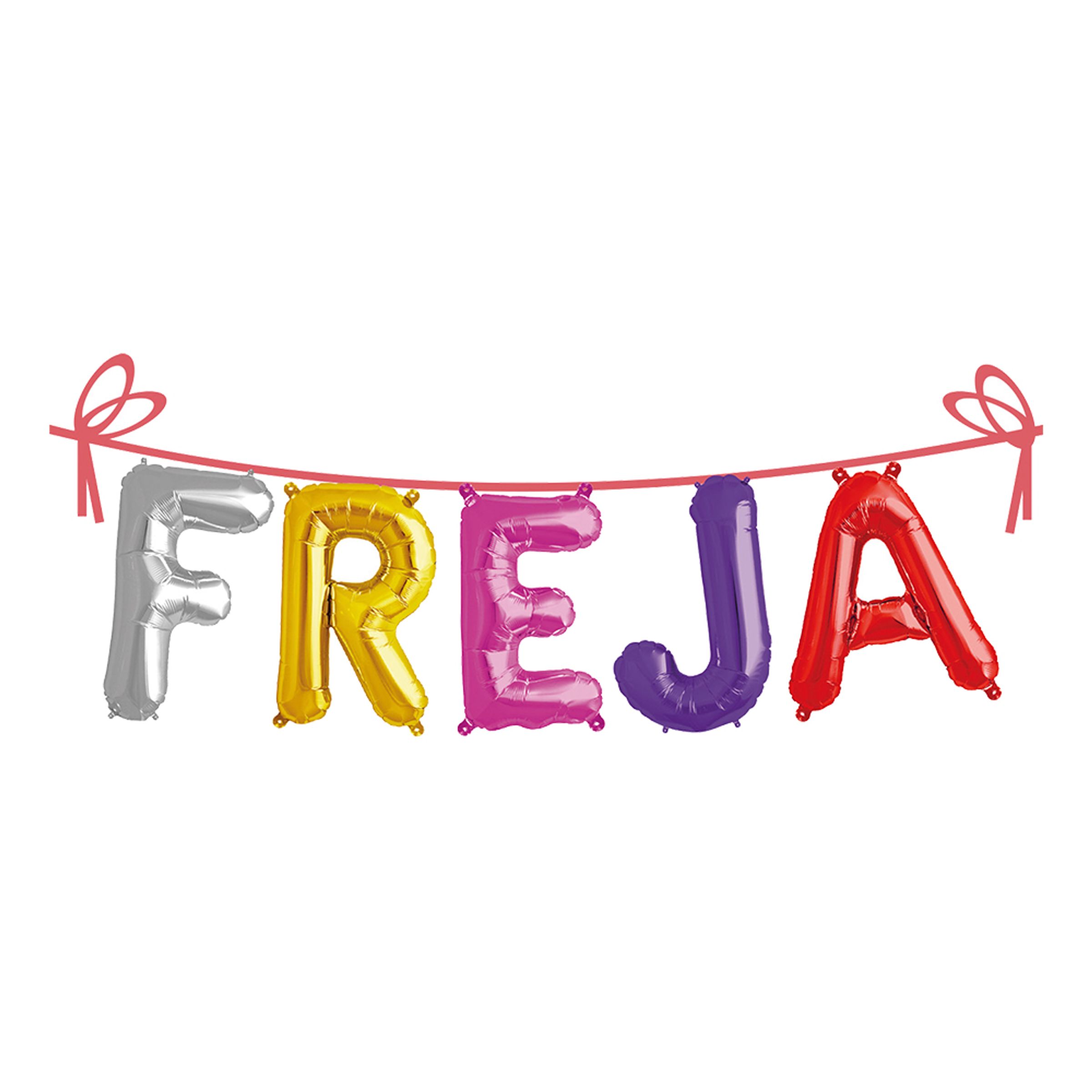 Ballonggirlang Folie Namn - Freja | Hem - Festartiklar - Festdekoration - Girlanger | Pryloteket
