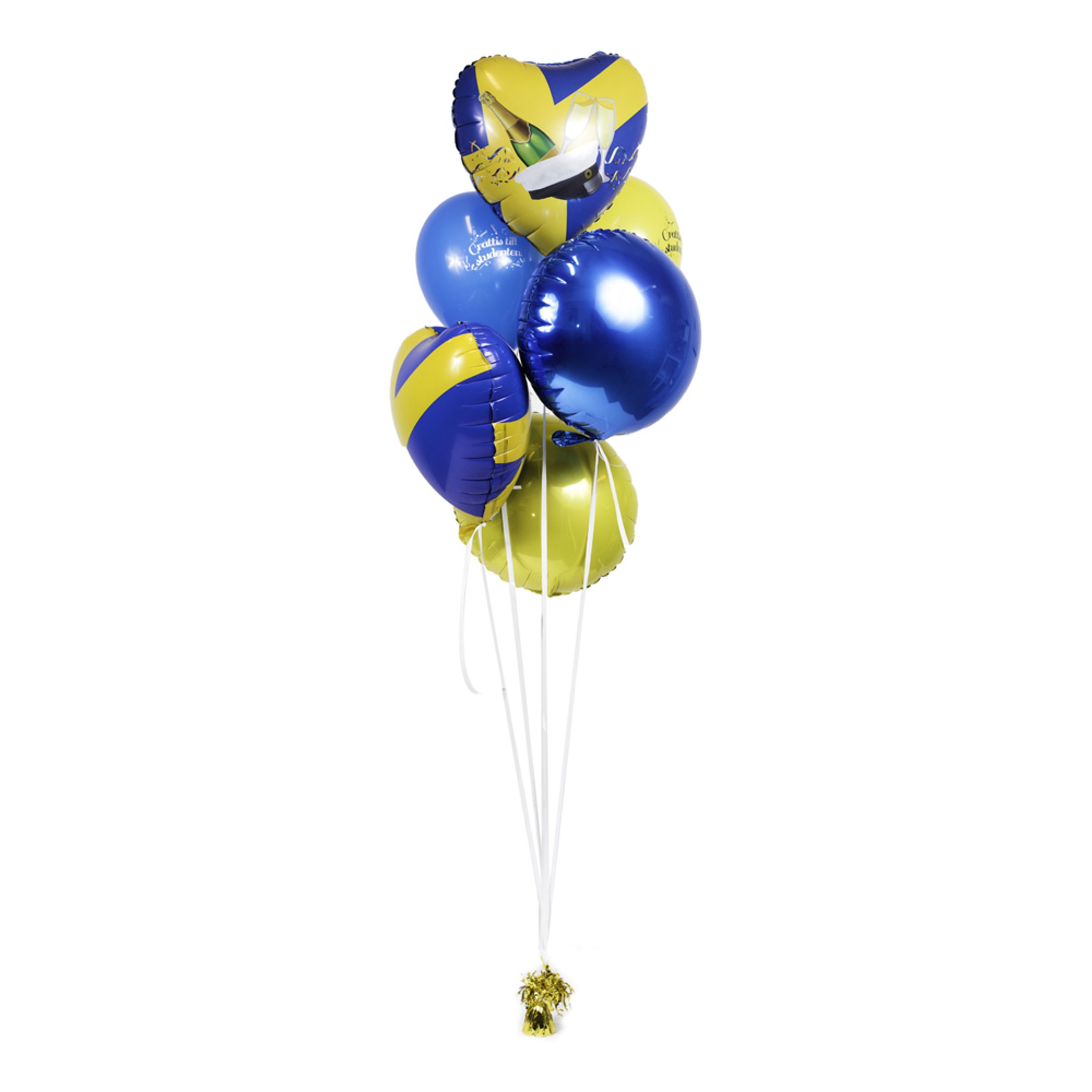 Ballongbukett Studenten | Hem - Festartiklar - Ballonger - Folieballonger | Pryloteket