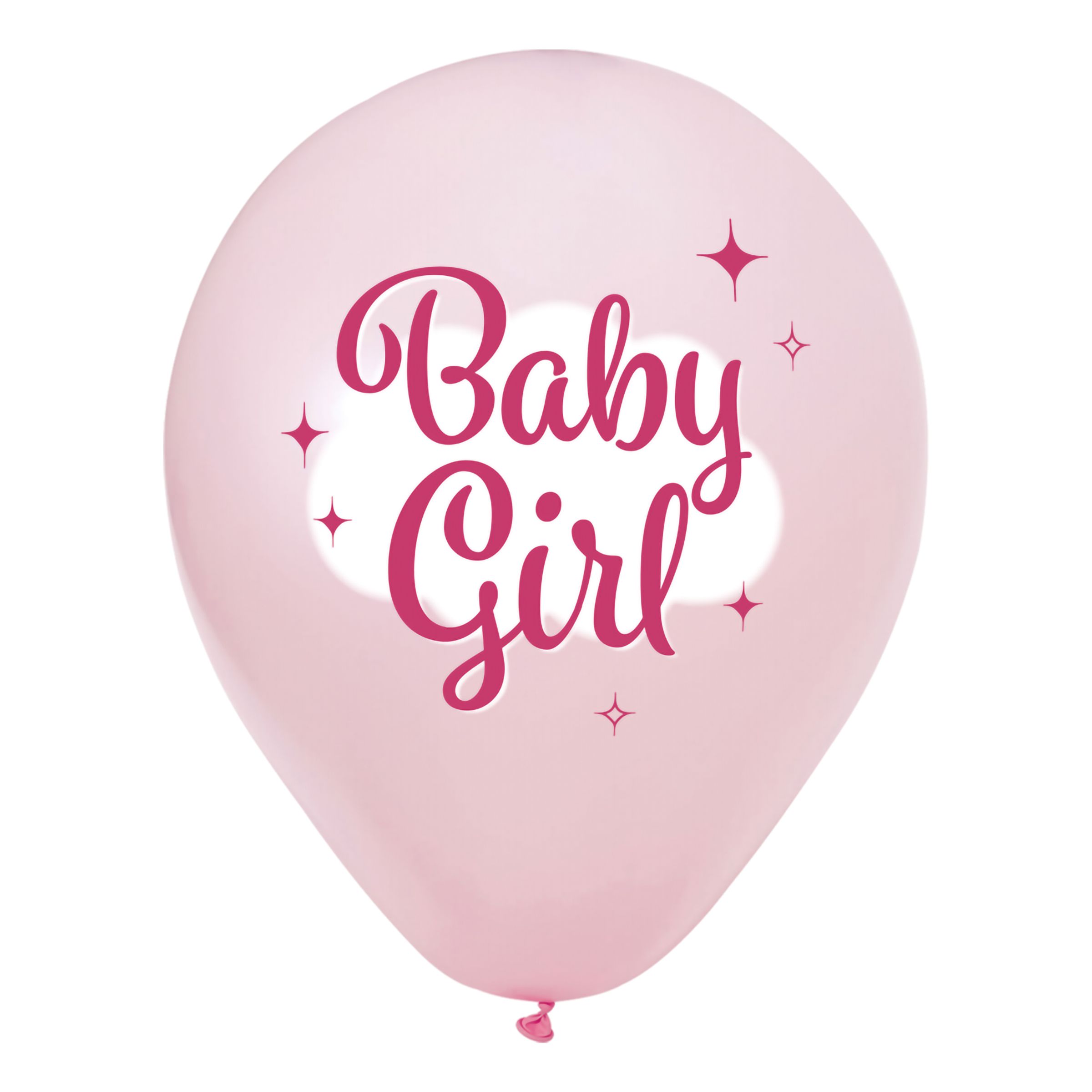 Balloner Baby Girl - 8-pak