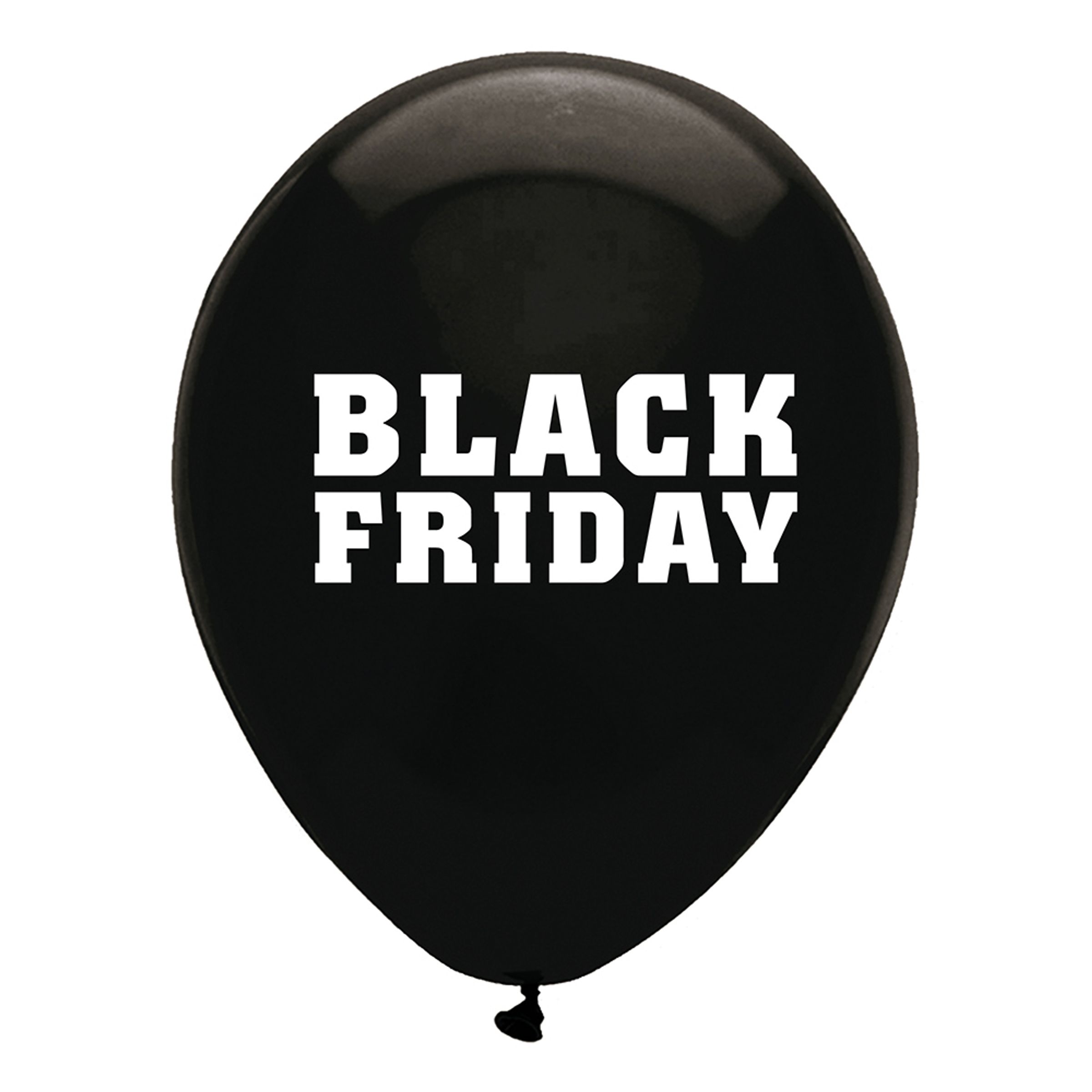 Ballonger Black Friday - 100-pack | Hem - Festartiklar - Ballonger - Latexballonger | Maskeradspecialisten