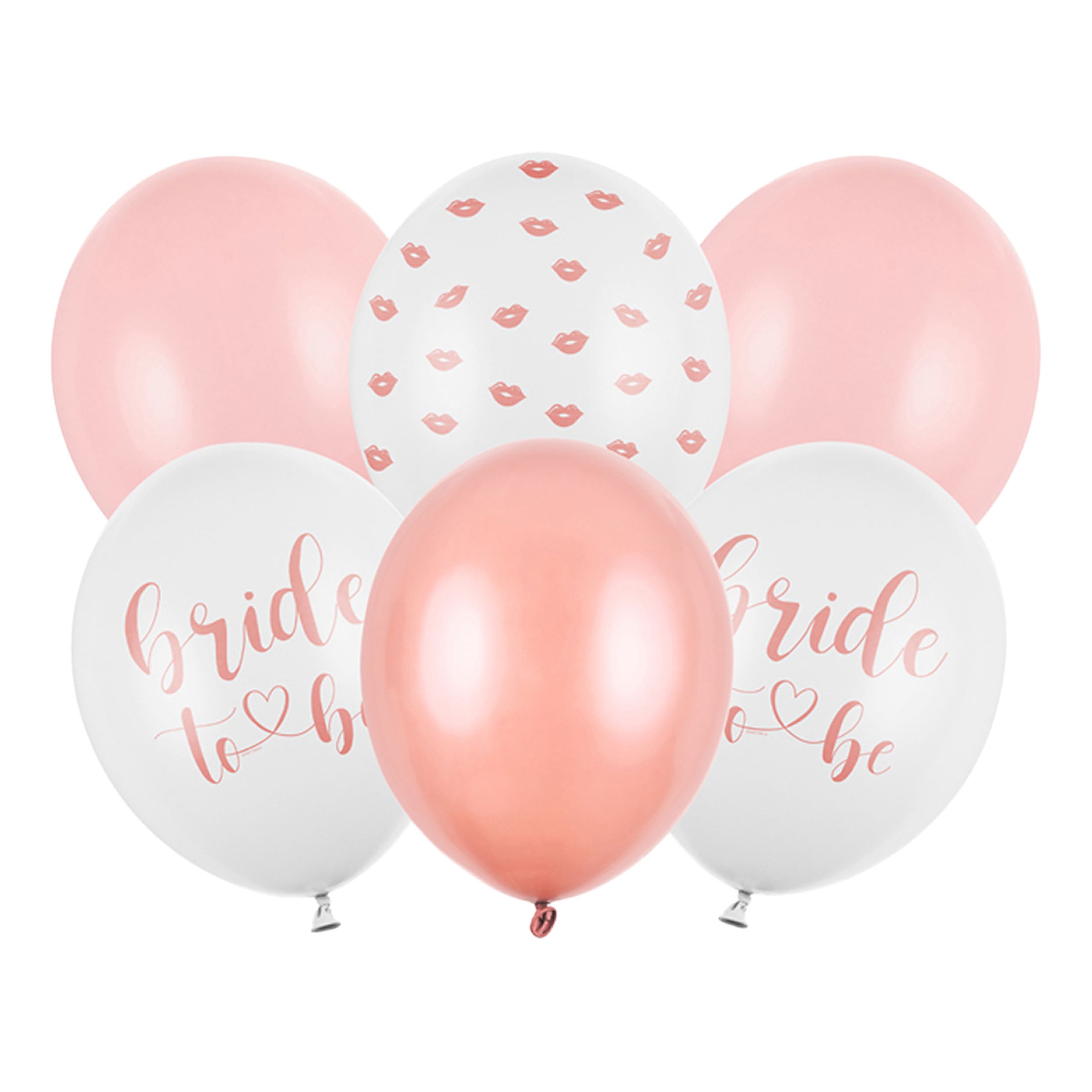 Ballonger Bride to Be - 6-pack | Hem - Festartiklar - Ballonger - Latexballonger | Pryloteket