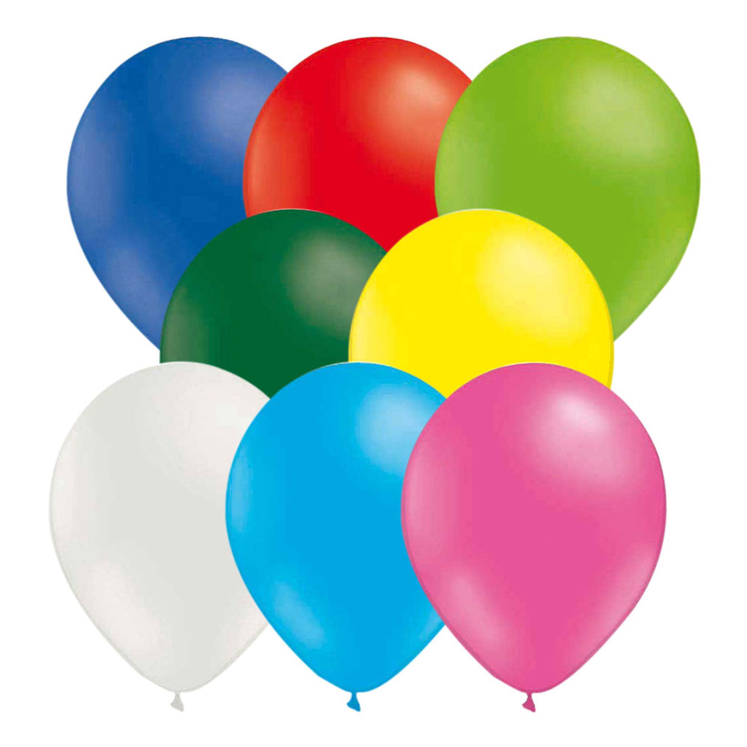 Ballonger Flerfärgade - 100-pack | Hem - Festartiklar - Ballonger - Latexballonger | Pryloteket
