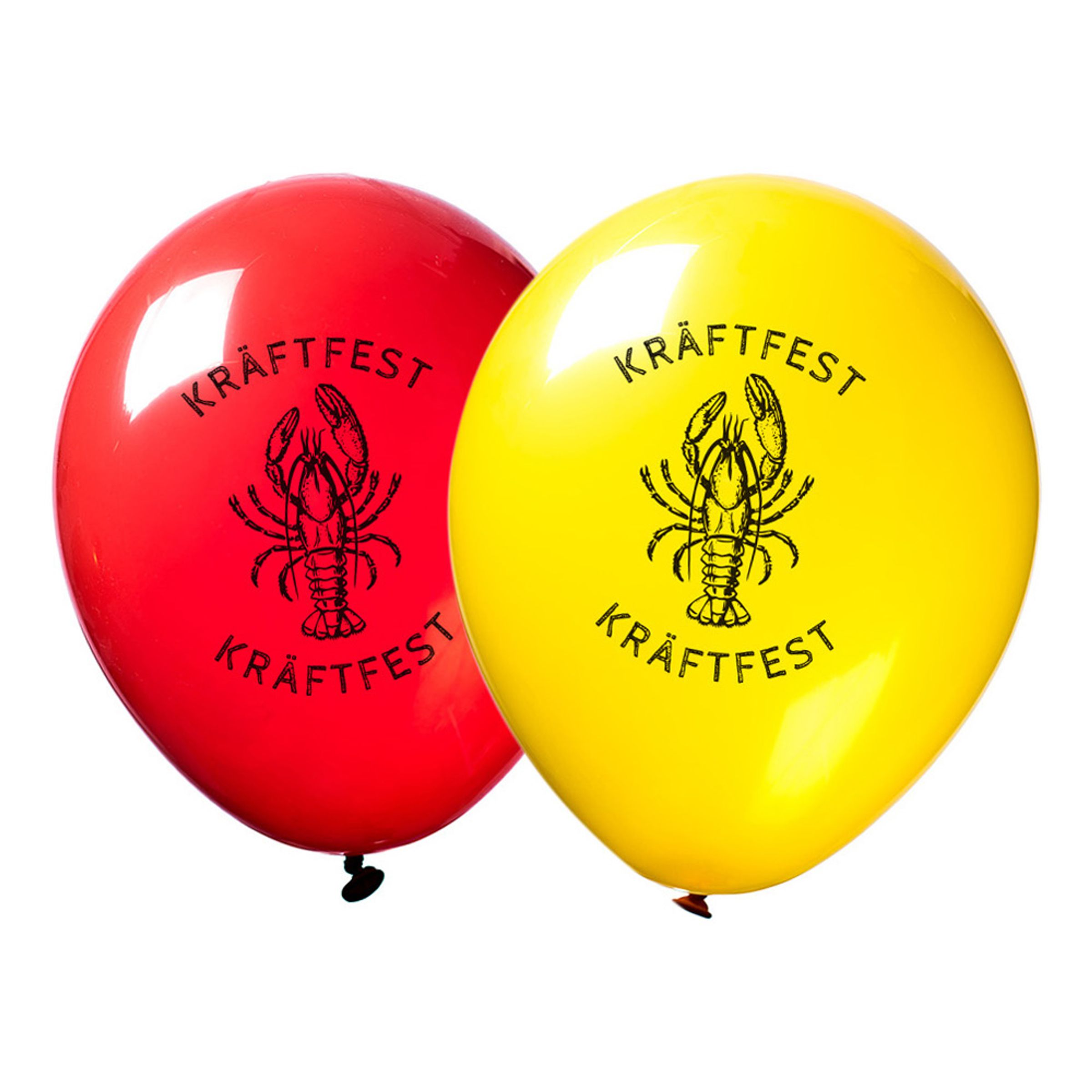 Ballonger Kräftfest - 10-pack | Hem - Festartiklar - Ballonger - Latexballonger | Pryloteket