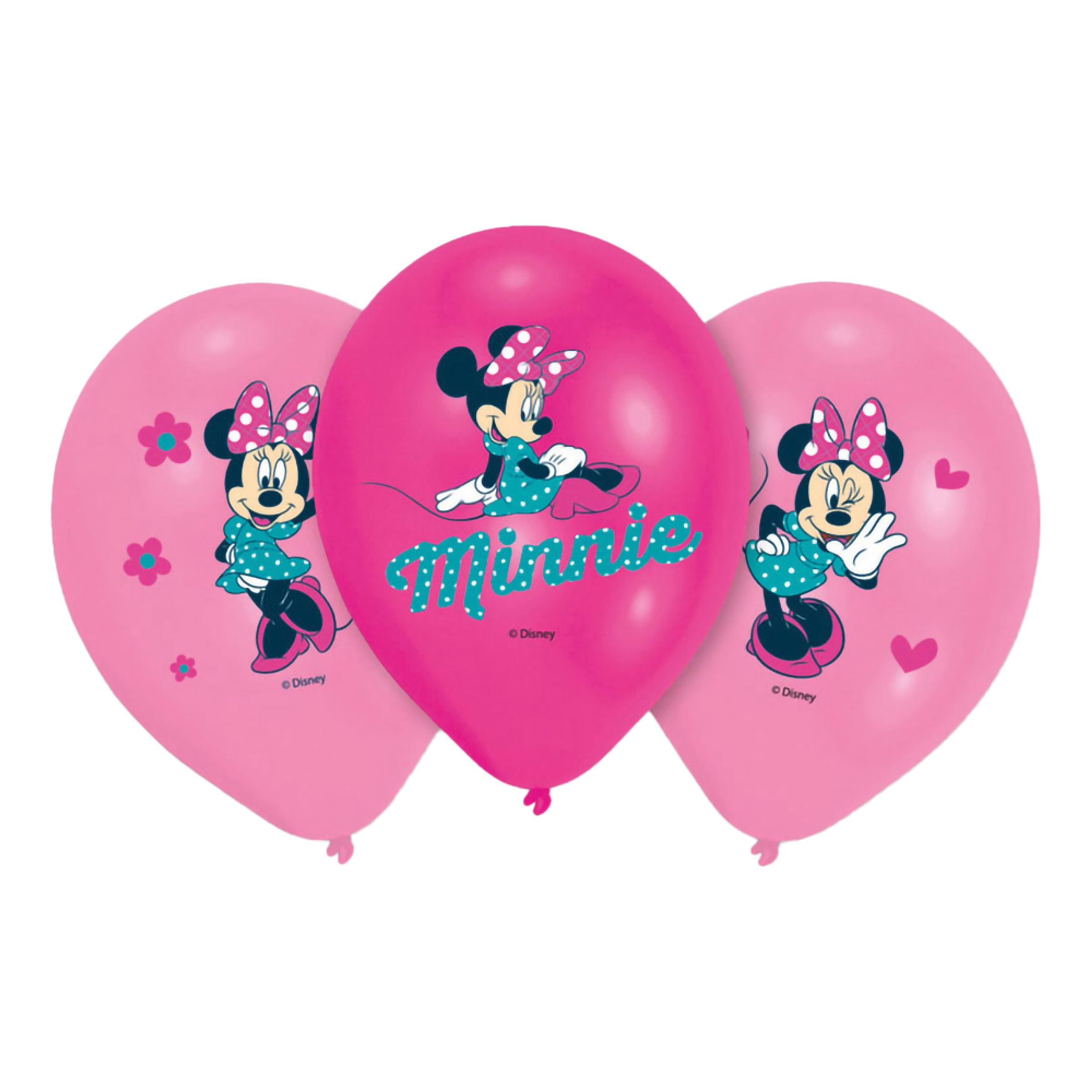 Ballonger Mimmi Pigg Rosa - 6-pack | Hem - Festartiklar - Ballonger - Latexballonger | Pryloteket