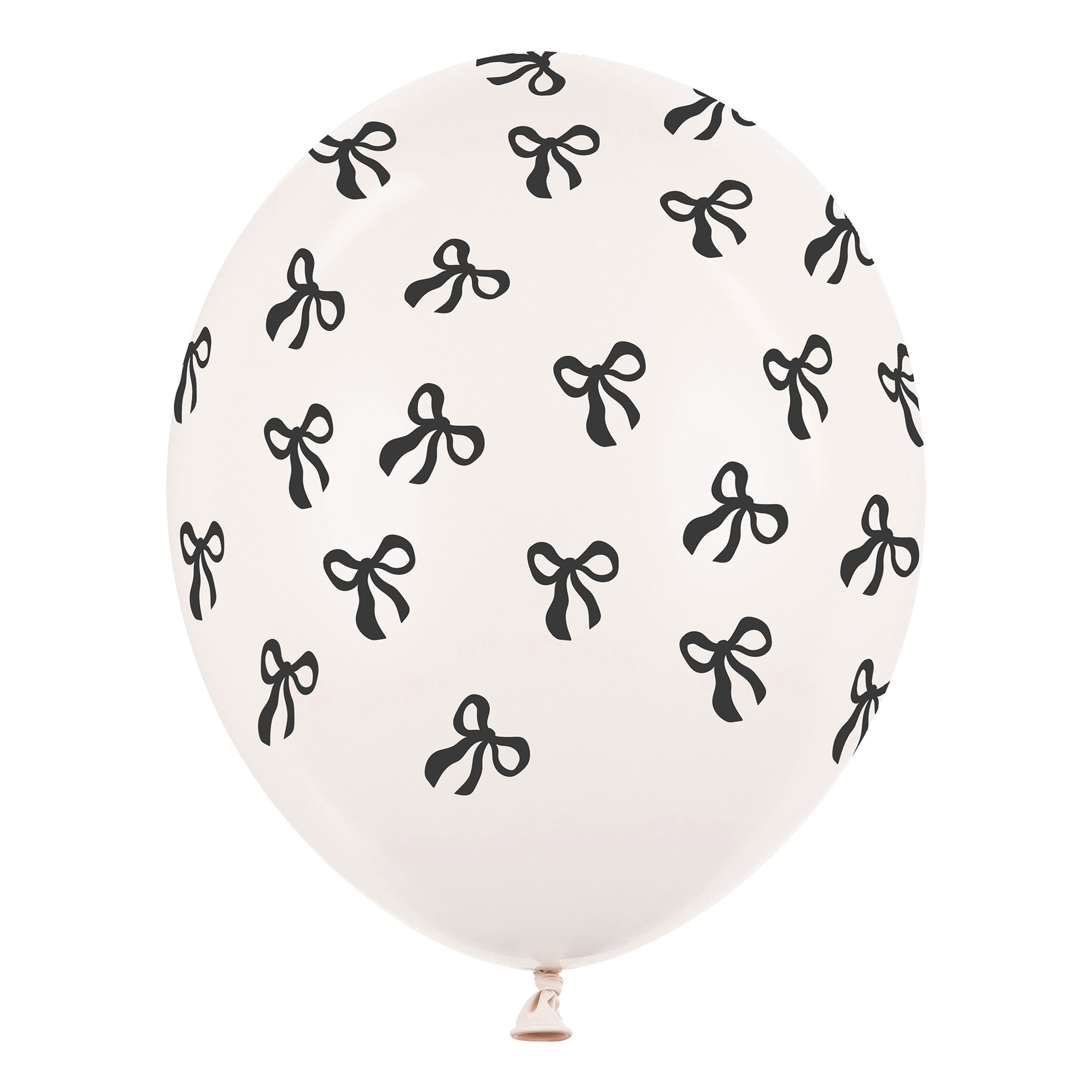 Ballonger Vita med Rosetter - 6-pack | Hem - Festartiklar - Ballonger - Latexballonger | Pryloteket