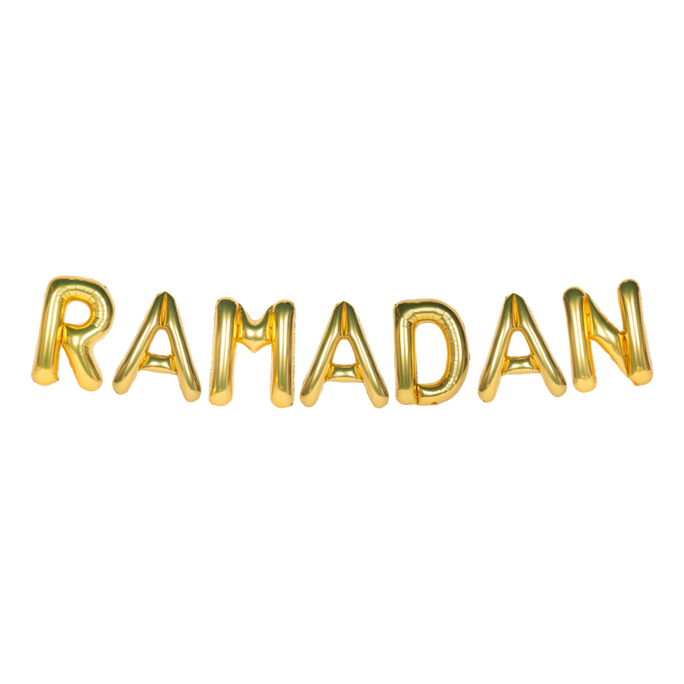 Ballonguirlande Ramadan Guld
