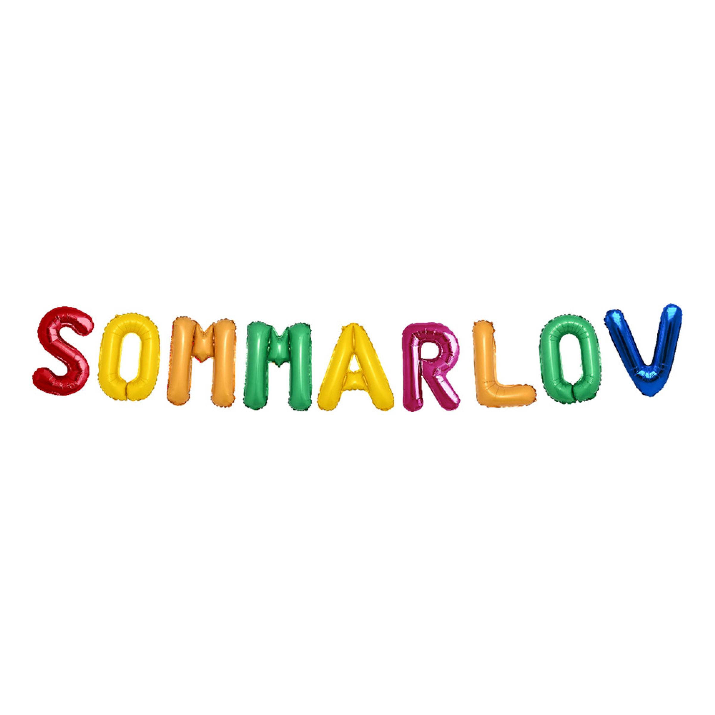 Ballonggirlang Sommarlov | Hem - Festartiklar - Ballonger - Folieballonger | Party Outlet
